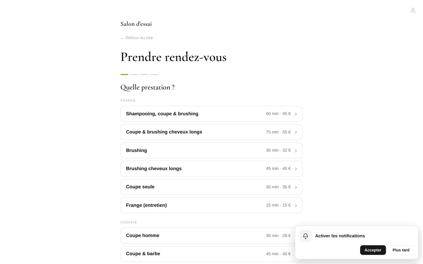 Réservation en ligne 24 h/24 | Buiiild.com