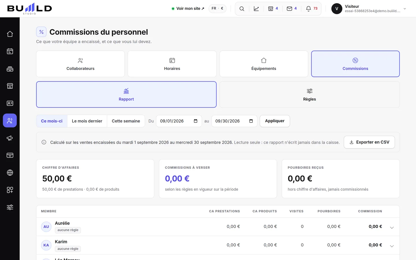Le rapport des commissions.