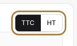 HT ou TTC, comme votre facture.