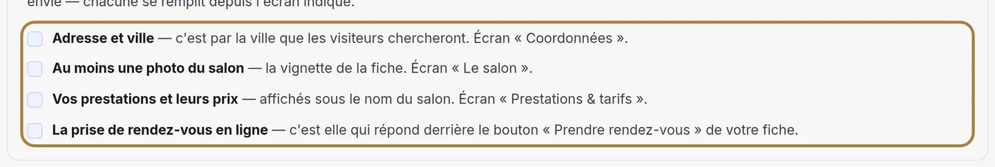 Ce qui décide de votre place.