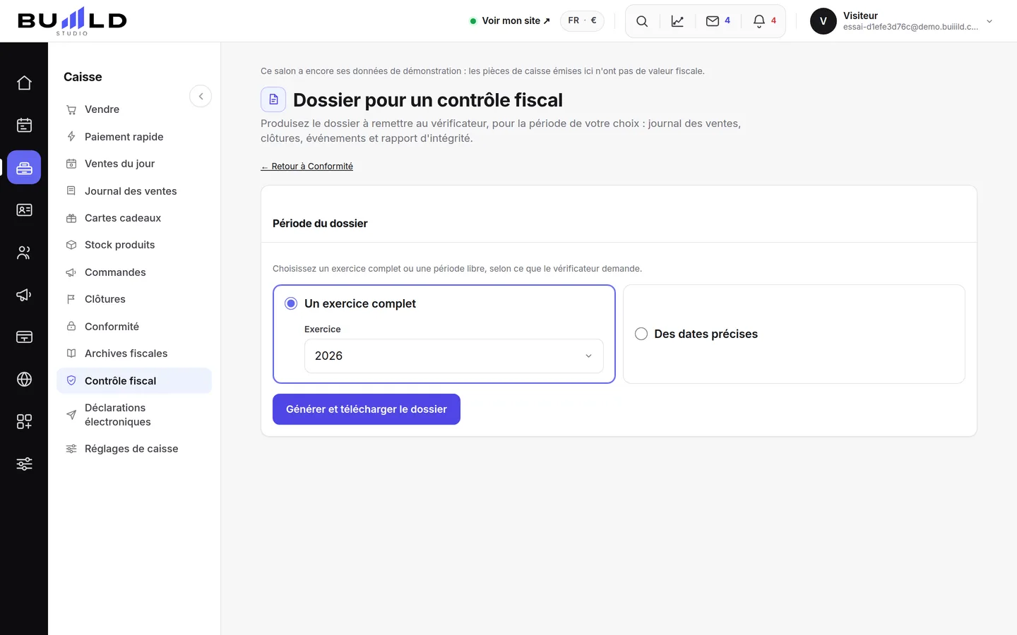 Le dossier de contrôle fiscal. | Buiiild.com