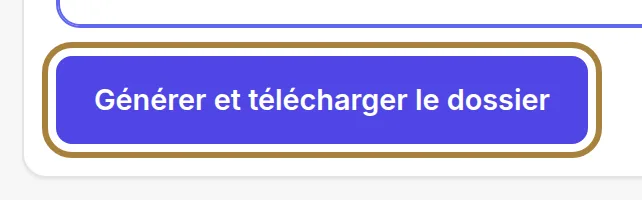 Générer et télécharger le dossier. | Buiiild.com