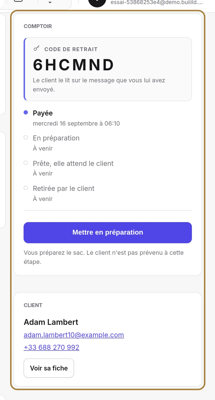 Ce qu'il faut faire maintenant : la colonne du geste.