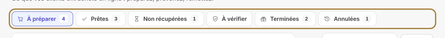 Suivre l'avancement.