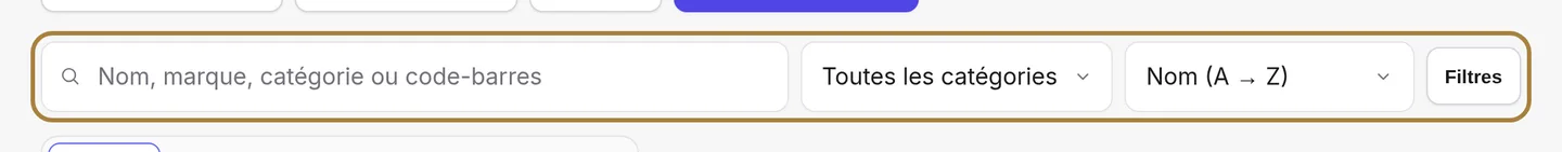 Retrouver un produit.