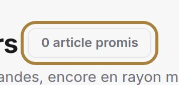 Promis, mais pas encore parti.