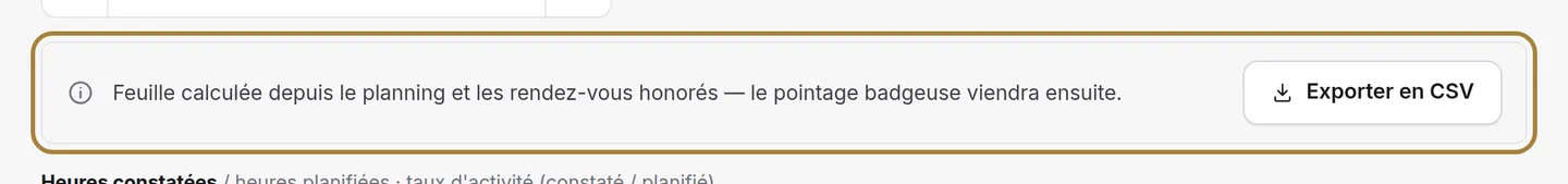 D'où viennent les chiffres, et le fichier pour la paie.