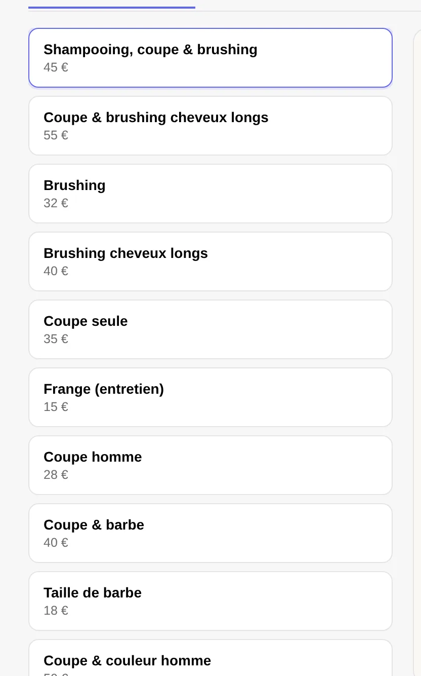 Les modèles.