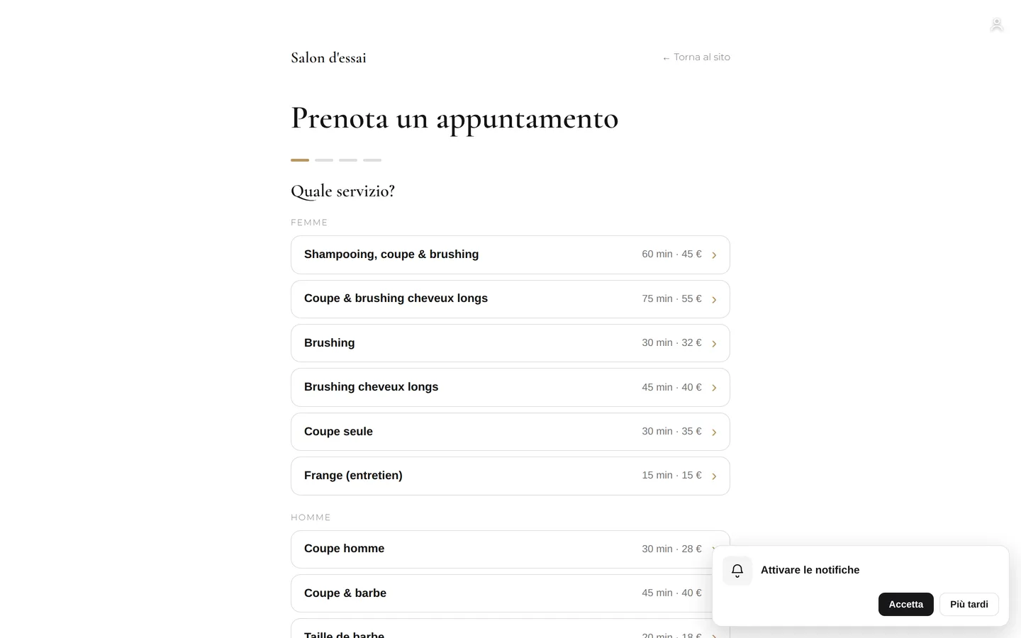 Prenotazioni online 24 ore su 24 | Buiiild.com