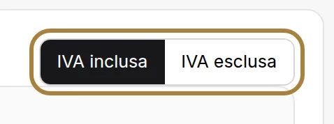 IVA esclusa o inclusa, come la Sua fattura.