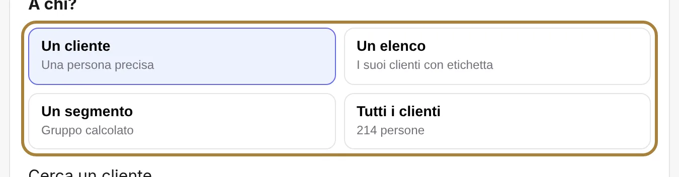 A chi scrive.