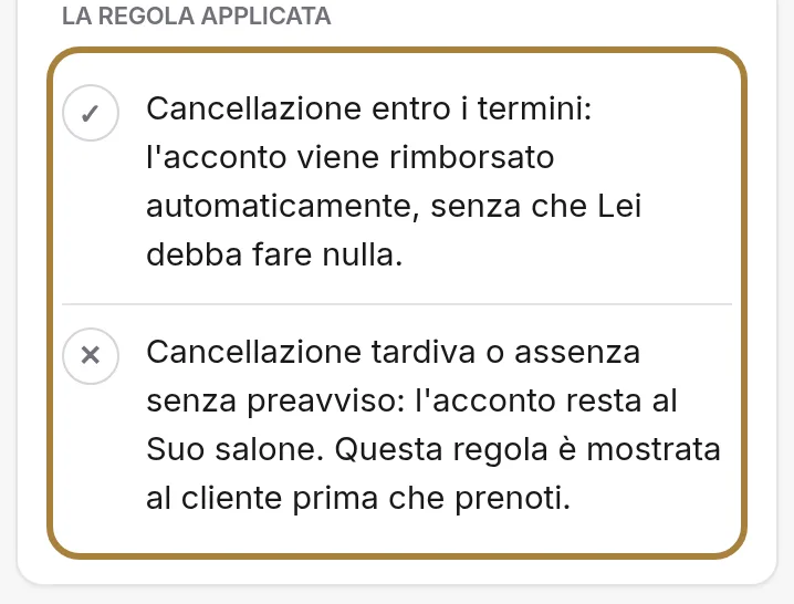 Il percorso del denaro.