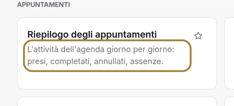 Cosa misura ogni rapporto.