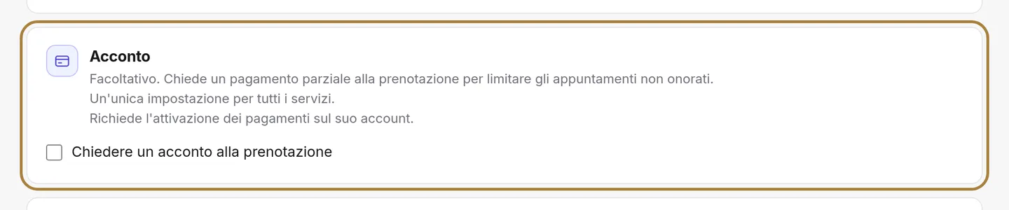 L'acconto: importo, soglia, targeting, rimborso.