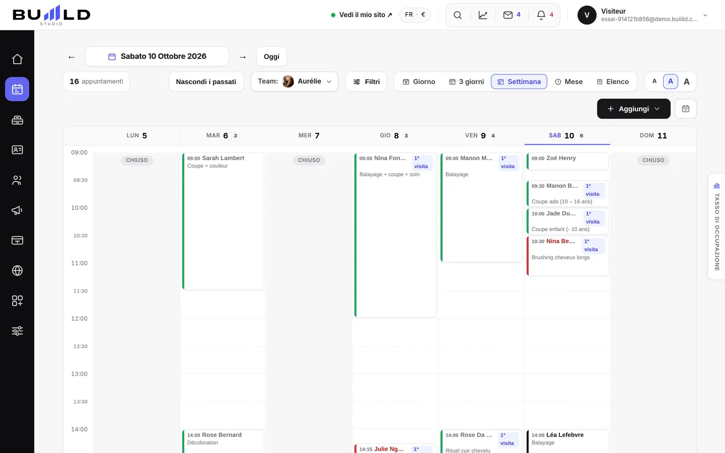 Agenda del team | Buiiild.com