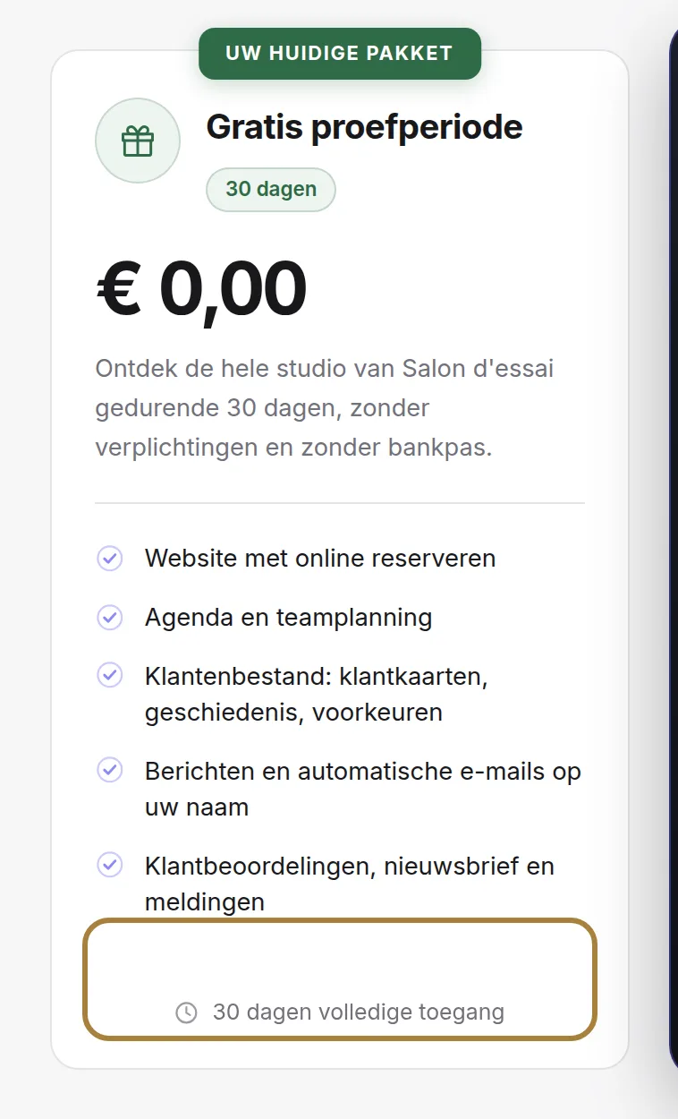 Abonneren of beheren, bij Stripe.