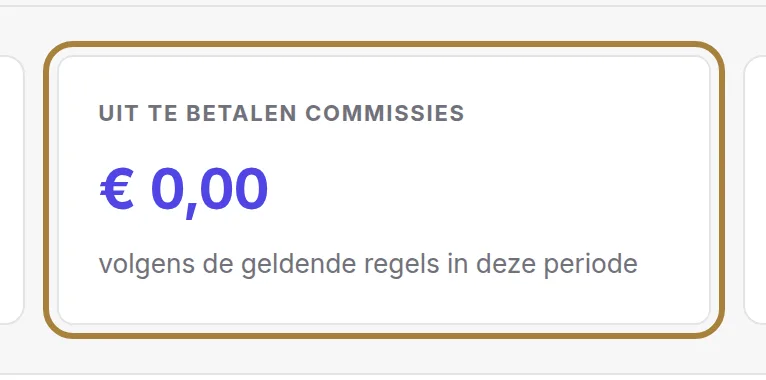 Het te betalen totaal.