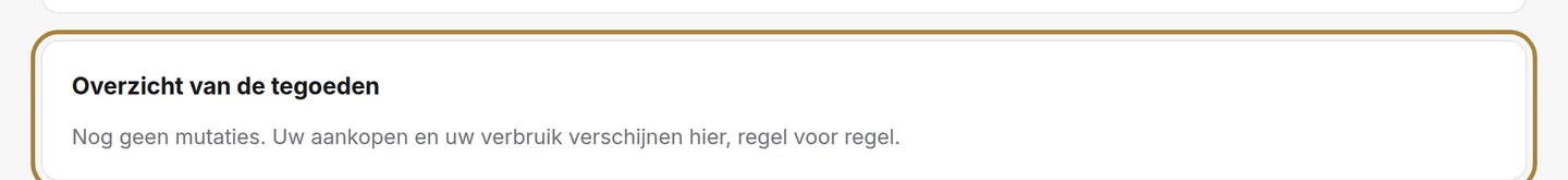 Het overzicht, beweging per beweging.