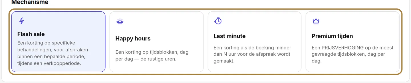 Het mechanisme bepaalt alles.