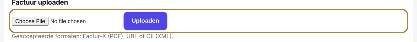 Een factuur uploaden: Factur-X, UBL of CII. | Buiiild.com