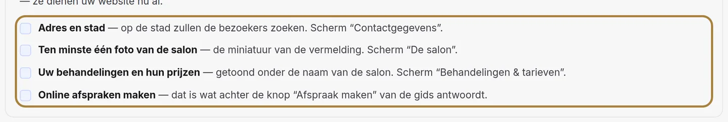 Wat uw plaats bepaalt.