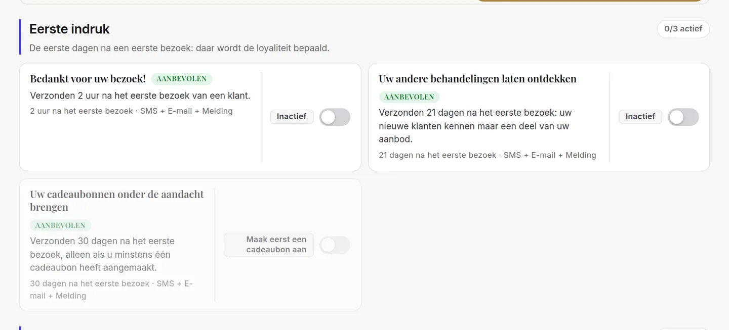 Wat dit u heeft opgeleverd.