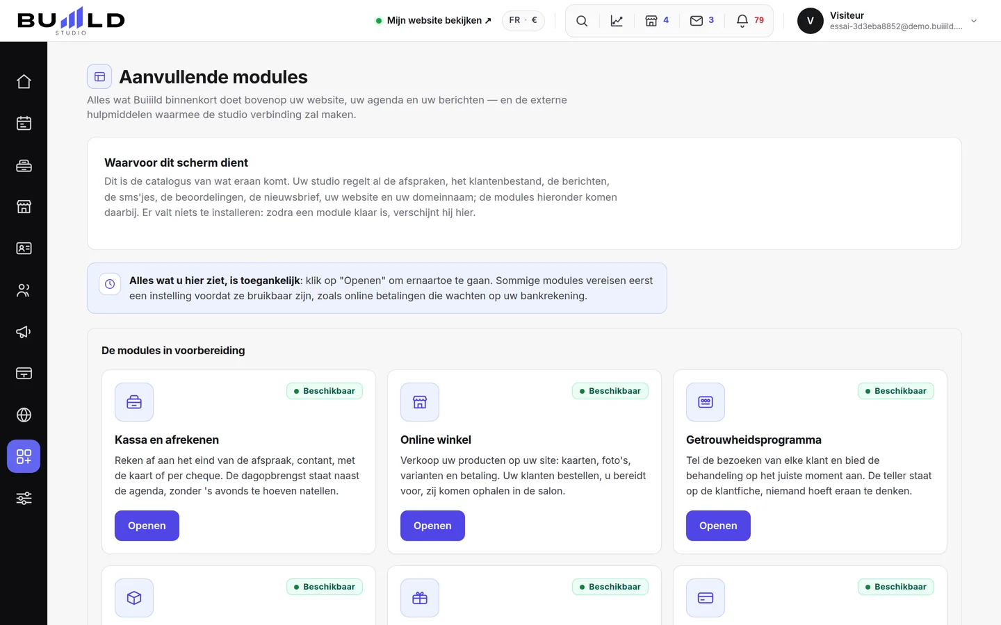 De modules.