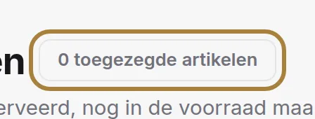 Beloofd, maar nog niet vertrokken.
