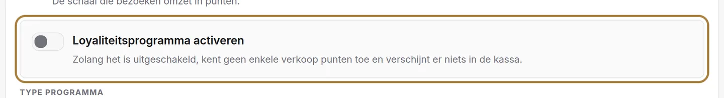 Er wordt niets gespaard zolang het programma uitstaat.