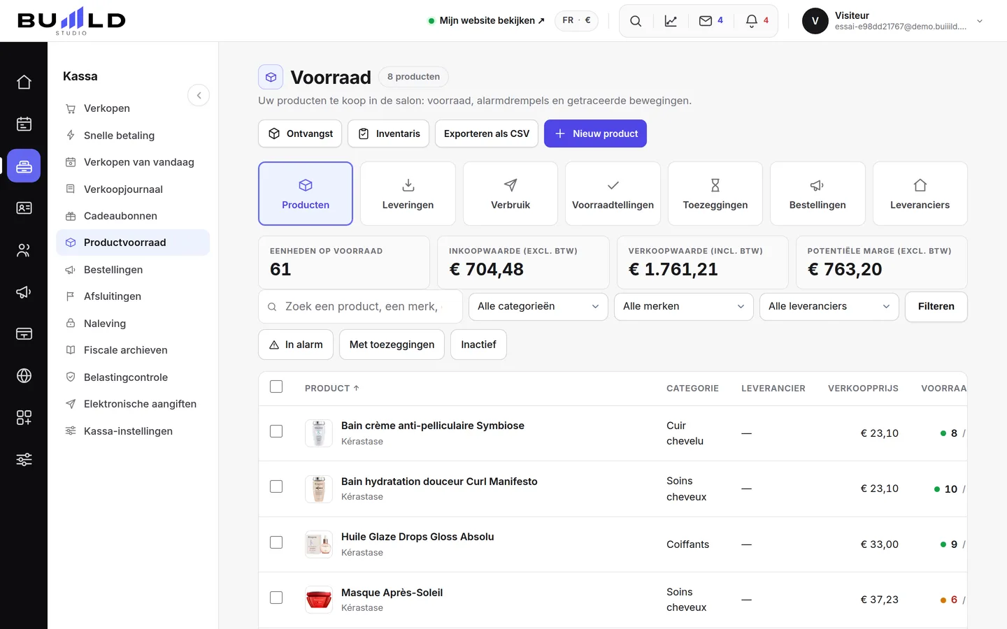 Voorraadbeheer | Buiiild.com