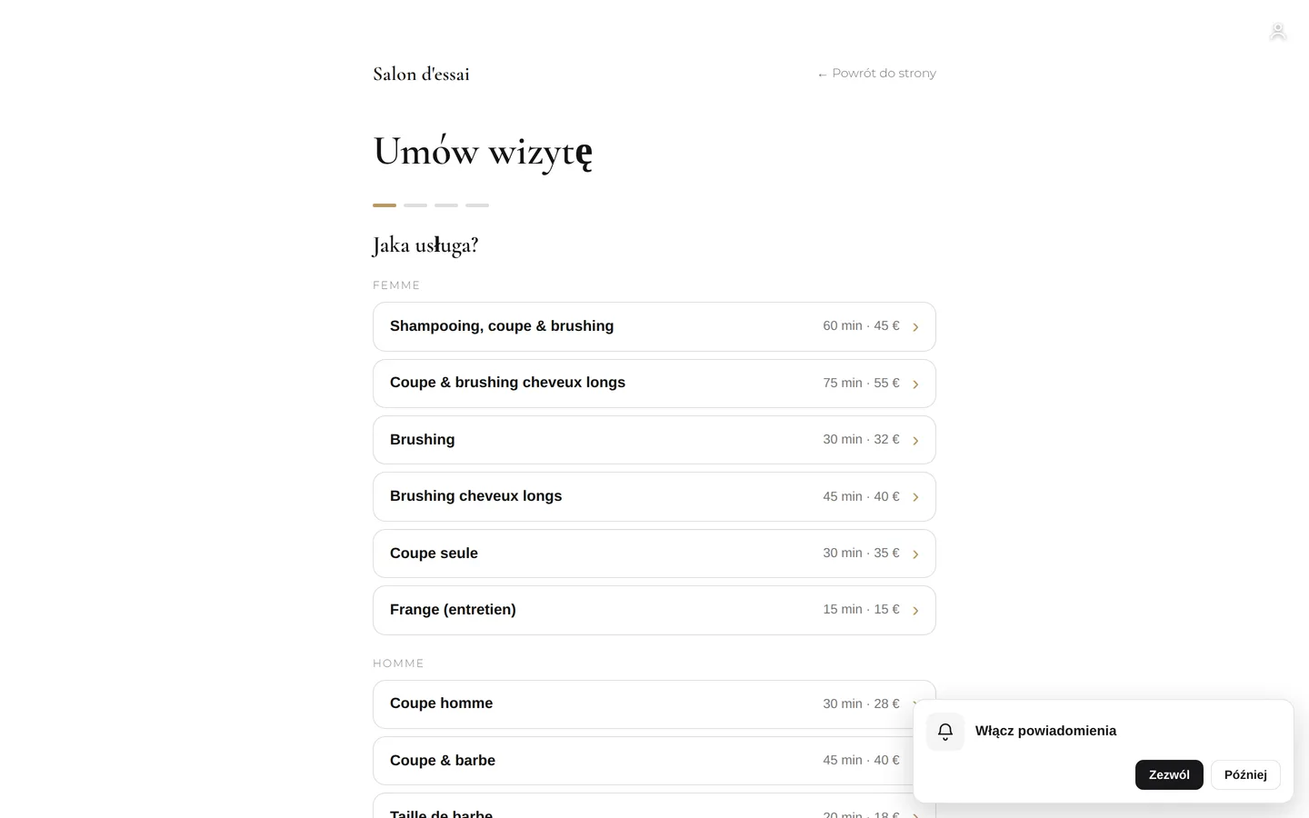 Rezerwacje online przez całą dobę | Buiiild.com