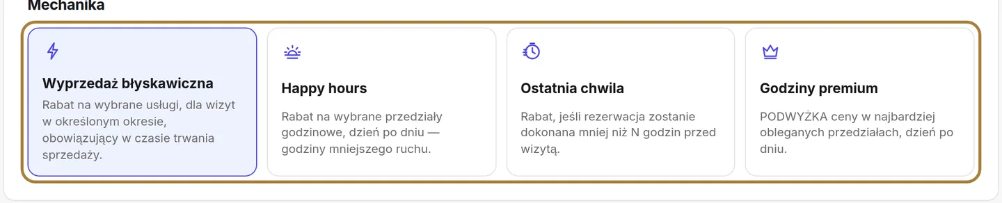 Mechanizm decyduje o wszystkim.