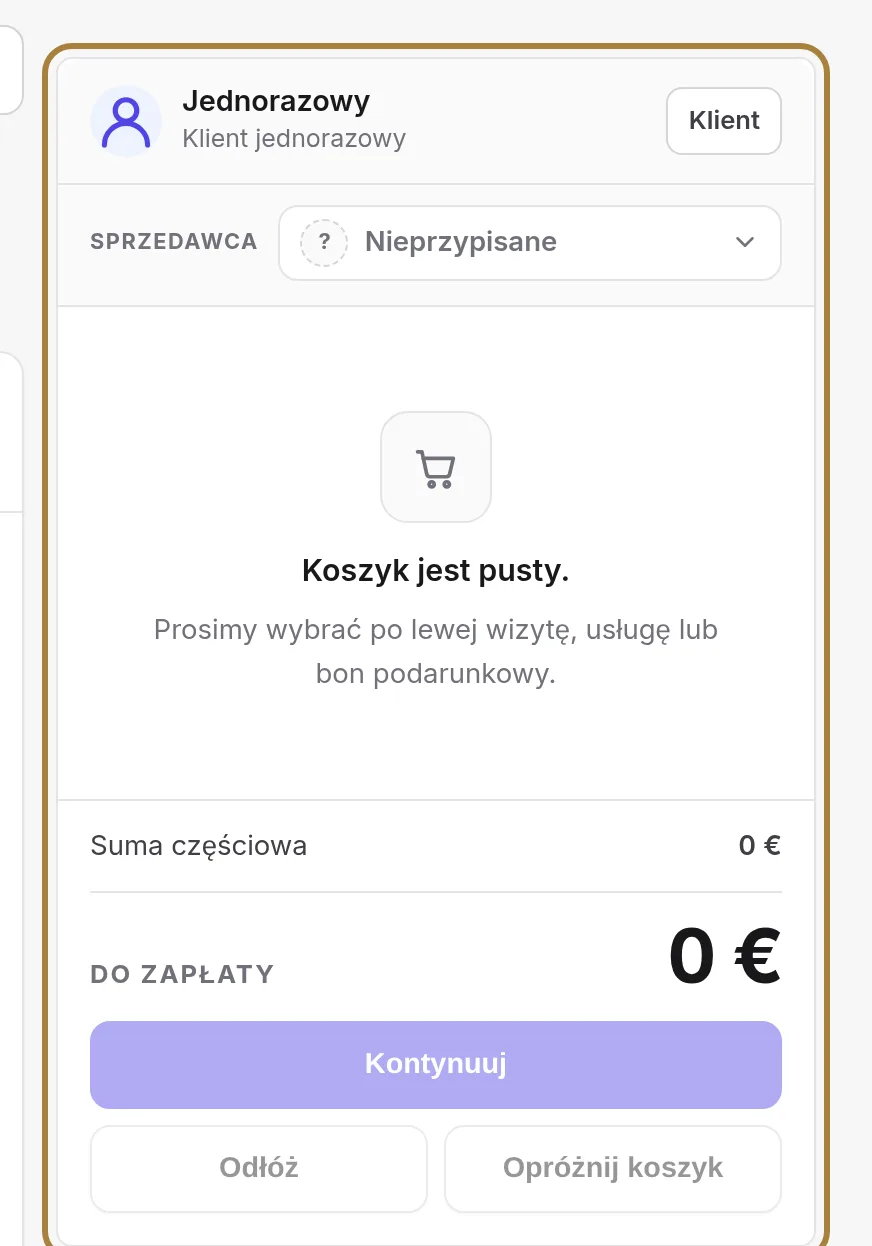 Koszyk: dla kogo, w jakiej cenie, przez kogo wykonane.