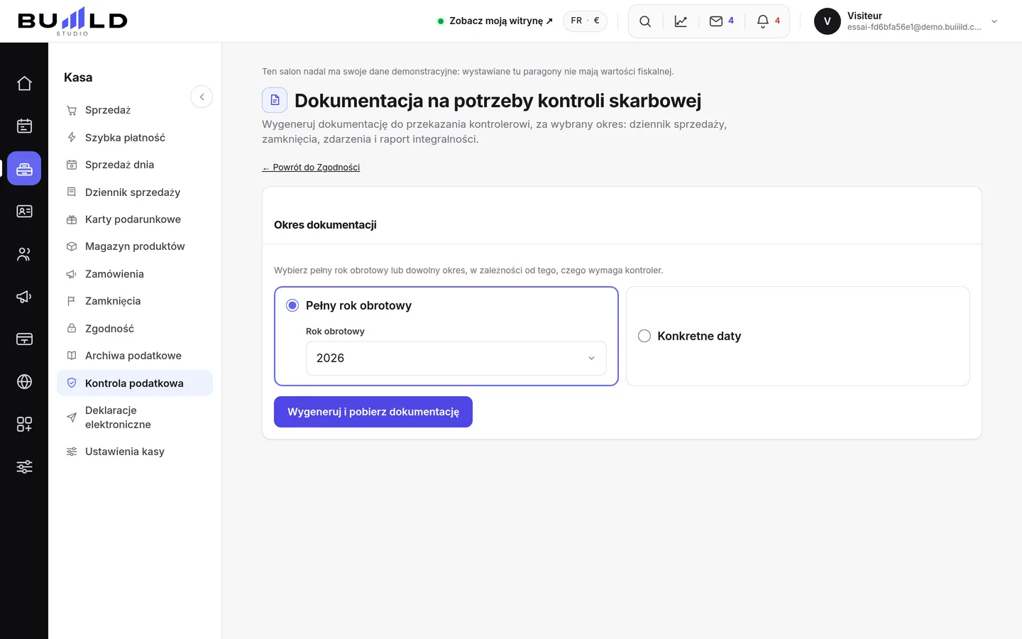 Dokumentacja do kontroli skarbowej. | Buiiild.com