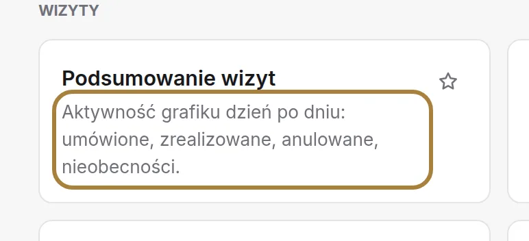 Co mierzy każdy raport.