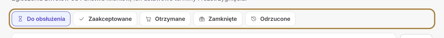 Uporządkowane według tego, co pozostało do zrobienia.