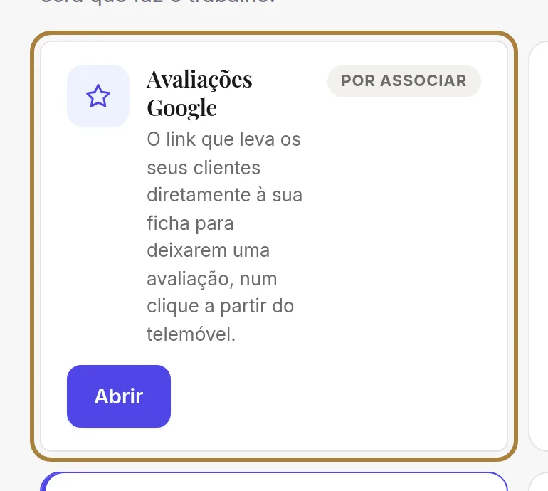 Um cartão, uma alavanca — e a pastilha que diz onde está.