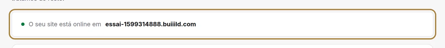 Onde vive o seu site hoje.