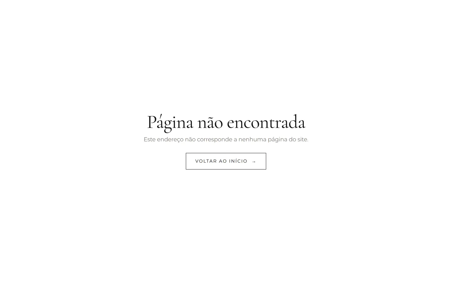 A página «Vales-presente» do seu site público.