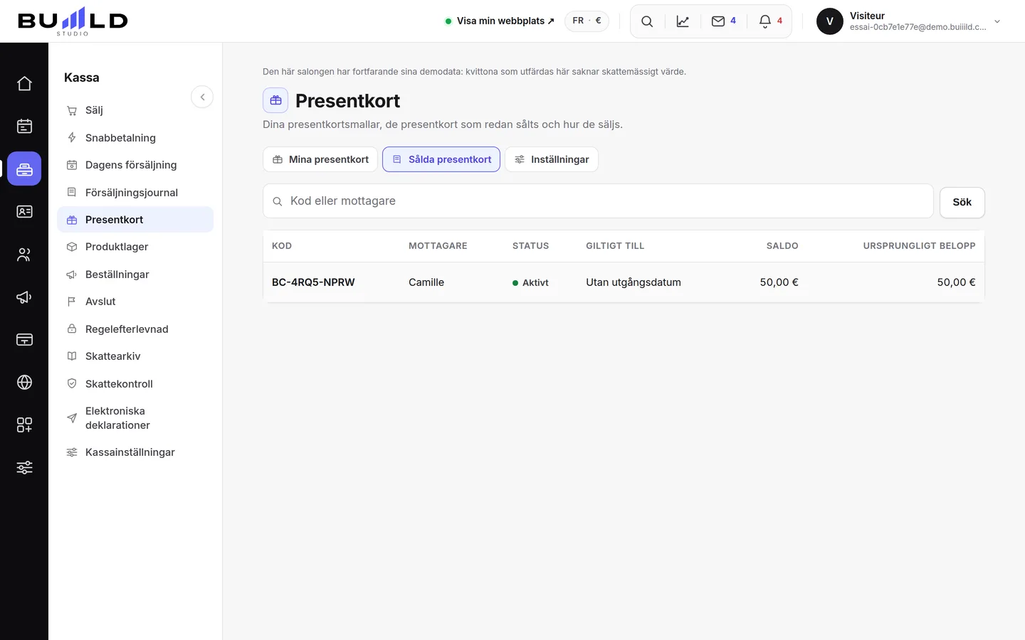 Presentkort | Buiiild.com