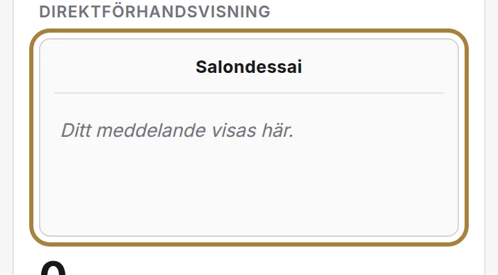 Vad kunden kommer att se, avsändarnamnet inräknat.