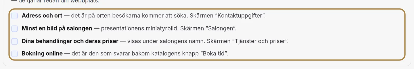 Vad som avgör din placering.