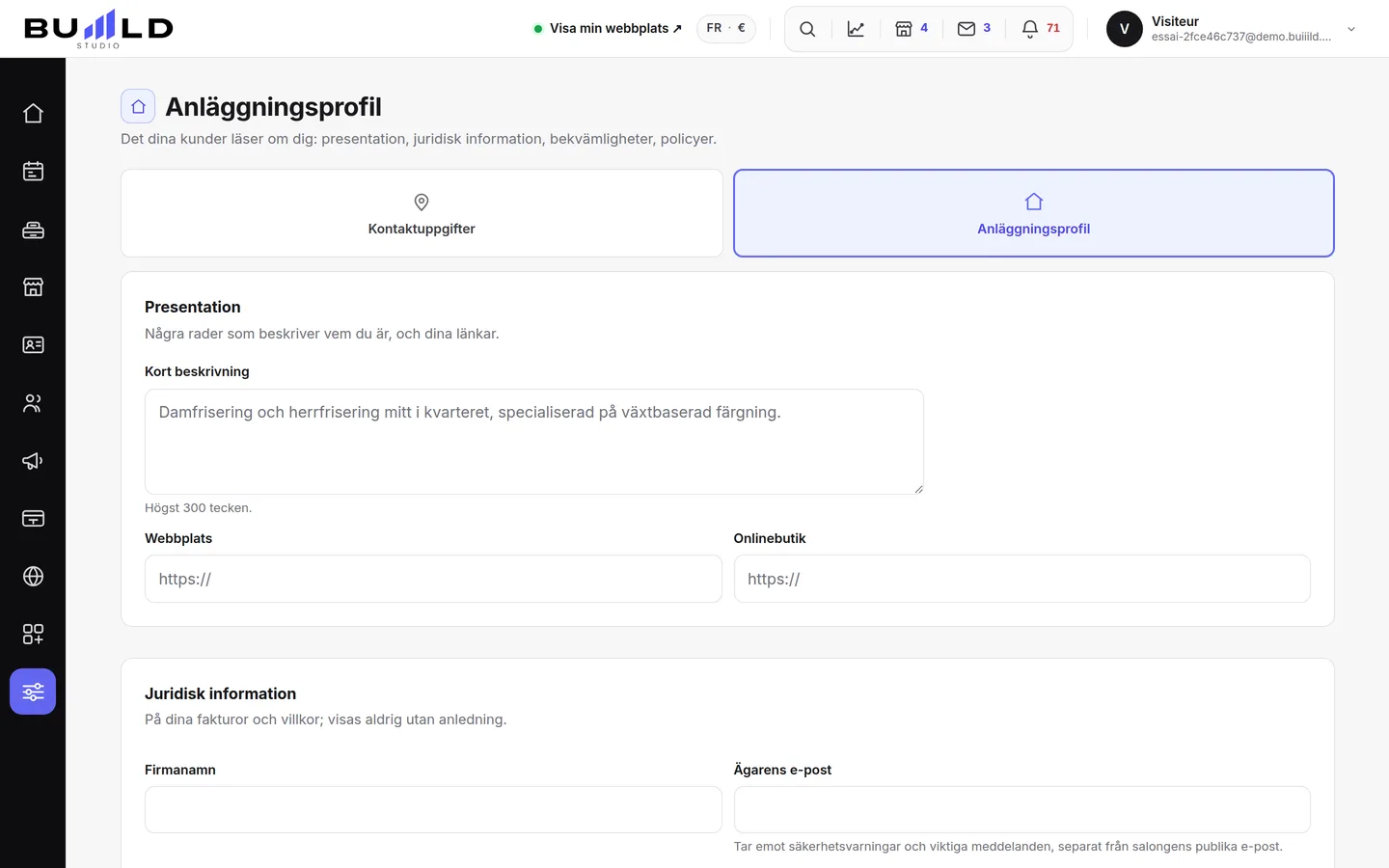 Verksamhetskortet.
