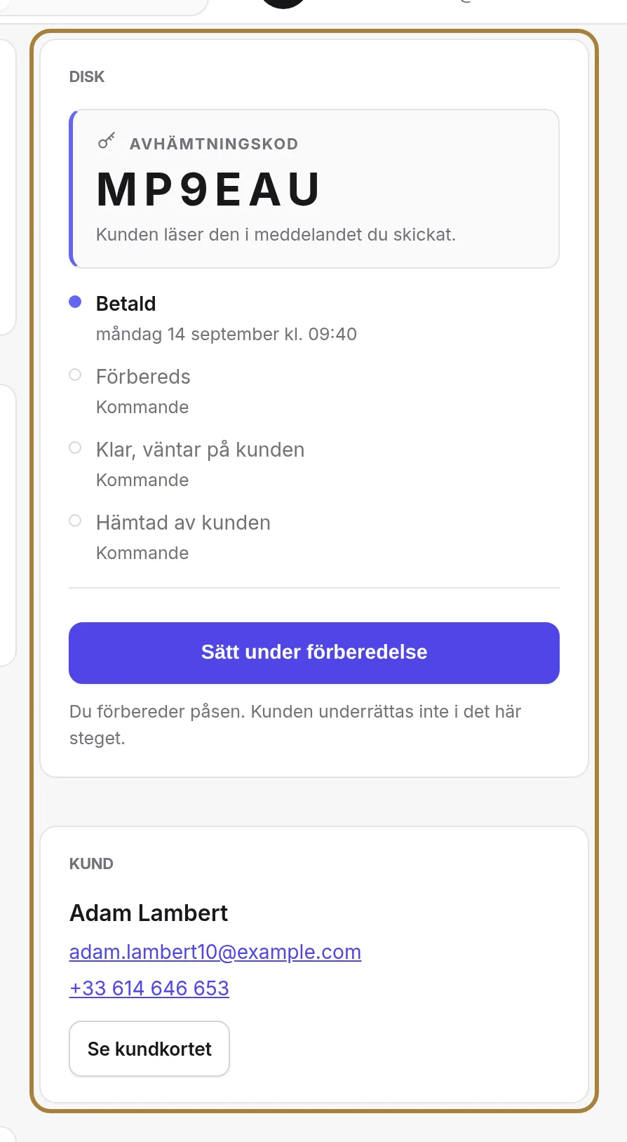 Vad som ska göras nu: åtgärdskolumnen.