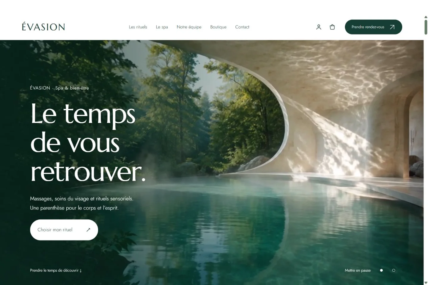 See the website ÉVASION | Buiiild.com